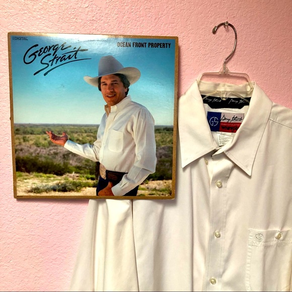 Wrangler Other - Wrangler’s George Strait Long Sleeve White Shirt